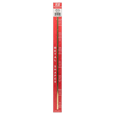 TUBE BRASS SQR 12X5/32"