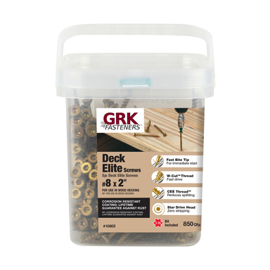 SCREWS GRK 8X2" 850PK