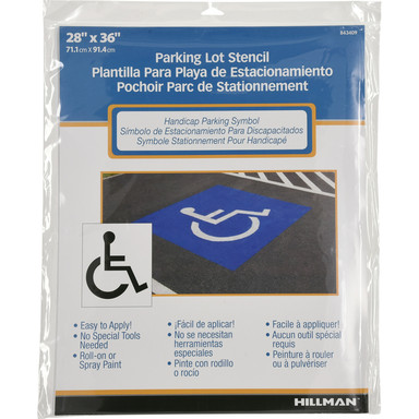 PARKING STNCL HANDCP 30"
