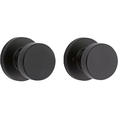 KNOB HALL&CLOSET IRN BLK