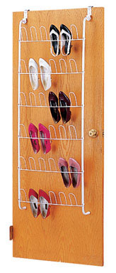Shoe Organizer Wht 18pr
