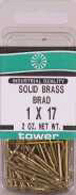 Brad 1"x17 Brass 2oz