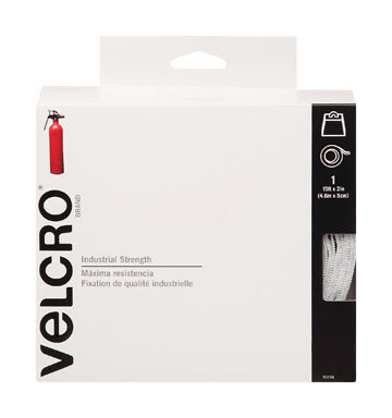 VELCRO 2"X15'IND STR WHT