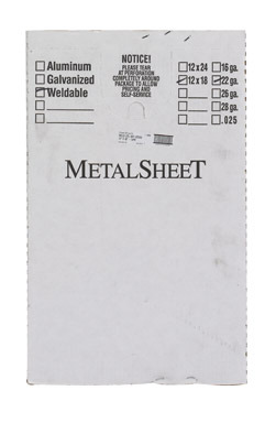 Weldablesheet12"x18"x22g