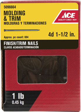 ACE FINISH NAIL4D 1.5"1#