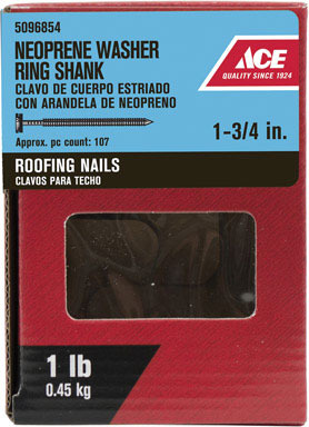 Ace Roof Nail1.75"wshr1#