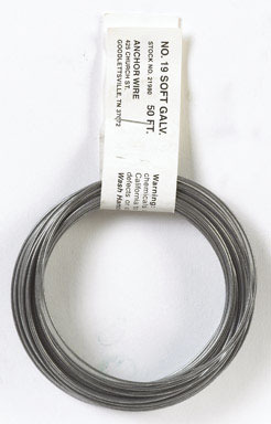 WIRE 19GA 50'GALV ROLL