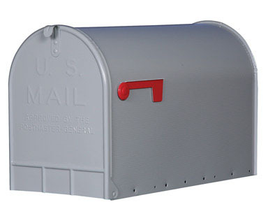 MAILBOX RURAL #3 SILVER