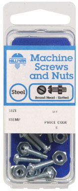 SCRW COM W/NUT 8-32X2CD5