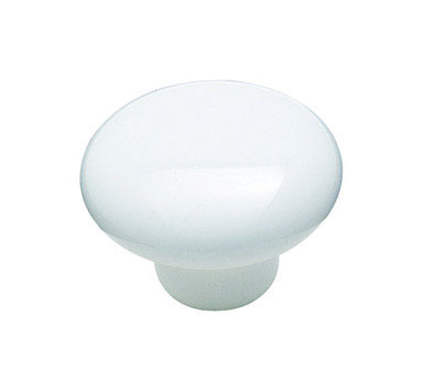 Knob 1.5"rnd White