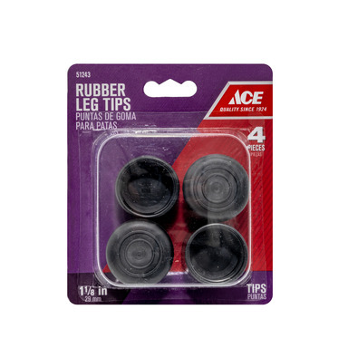 Tip Leg Rbbr Blk1-1/8cd4