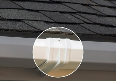 Gutter Slip Joint Wht