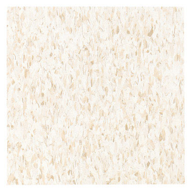 FLOOR TILE WHT/BEIGE 1X1