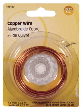 WIRE COPPER 16GA 25FT