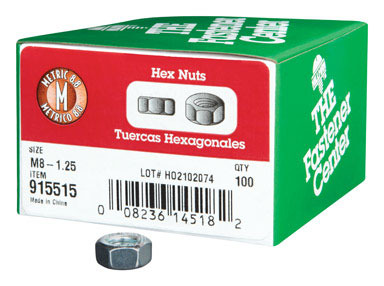 METR HX NUTS SP M8-1.25