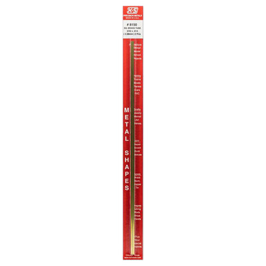 TUBE BRASS SQ 3/32X12"