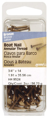 Boat Nail 1.5x12 Brz 2oz