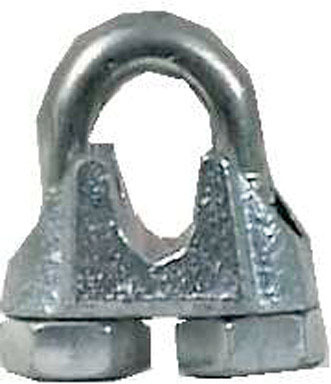 WIRE ROPE CLIP 1/8" GALV