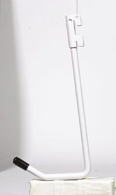 HOOK HNGDWN TAP 4" WHT