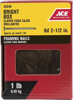 Ace Box Nail 8d 2.5" 1#