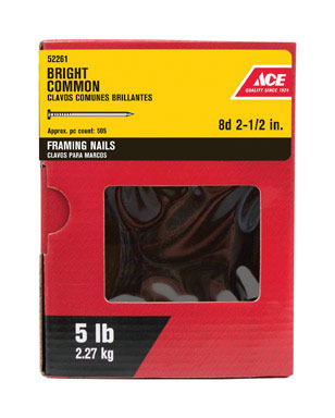 Ace Common Nail 8d2.5"5#