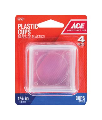 Castr Sq Cup Clr1.87"4pk