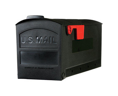 MAILBOX ROUGHNECK BLK SM