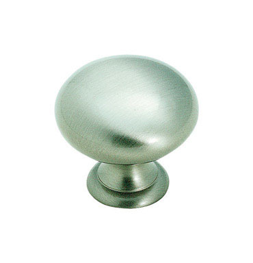 KNOB STN NKL 1-1/4"D