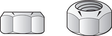 LOCK NUT ZN 1/4-20 CD4