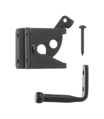 Gate Latch Auto-out Blk