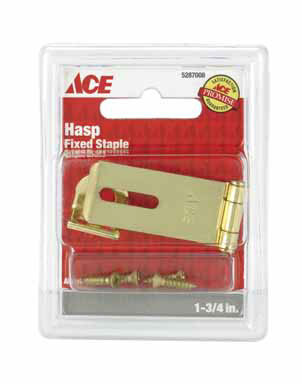 Hasp Fxd Stpl 1-3/4" Bb