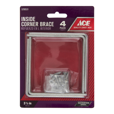 Cornr Brace3-1/2"galv4pk