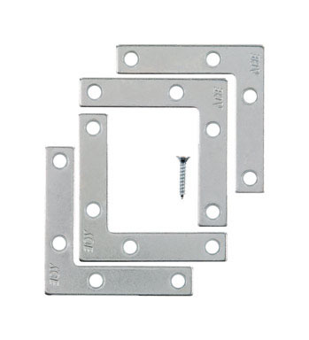 CORNER BRACE FLAT2-1/2ZN