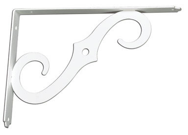 Shelf Bracket Orn10x7wht