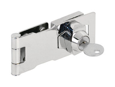 Hasp Lock 4" Chrome