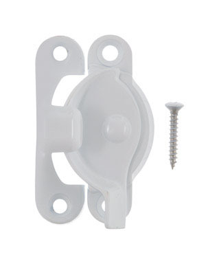 SASH LOCK CRES 2-1/2 WHT