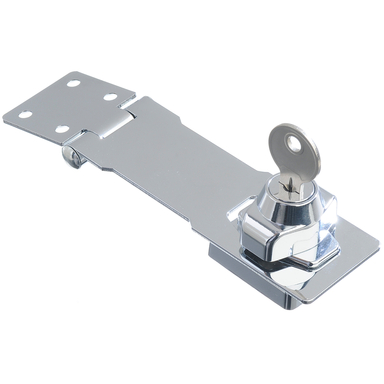 Hasp Lock Kd 4-1/2" Crm