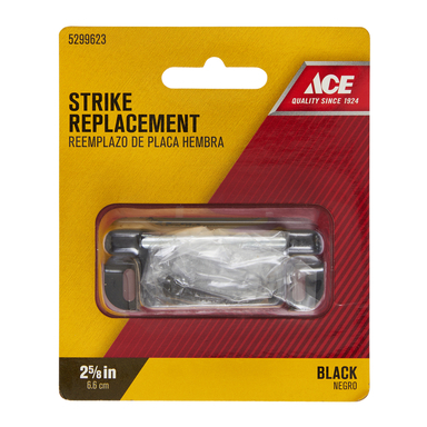 Strike W/shims 2-5/8blk