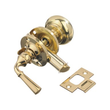 STORM DOOR LATCH BRASS