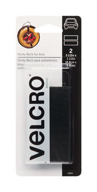 VELCRO 3.5X1.5"ADHESV BL