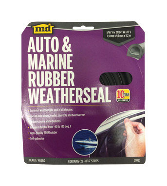 WEATHERSTRIP RBR A&M 17'