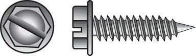 SCREW HWH SLT8X1/2 BX100