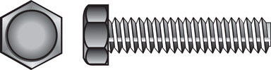 HEX TAP BOLT 1/2X5 BX25