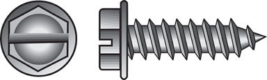 SCREW HWH SLT10X1/2BX100