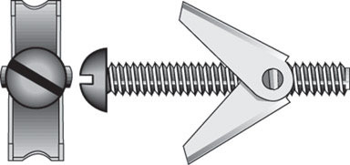 TOGGLE BOLT 1/4X4 CD1