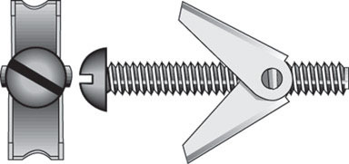 TOGGLE BOLT 1/4X3 CD1