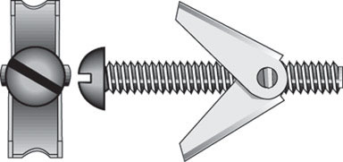 TOGGLE BOLT 1/8X4 CD2