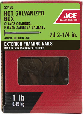 BOX NAIL GALV 7D2.25"1#