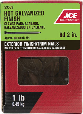 Ace Finish Nail6d2"hg 1#