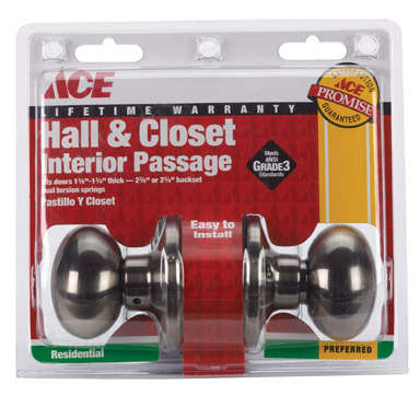 PASSAGE KNOB EGG PEWTER